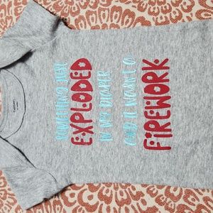 Handmade Patriotic Onesie